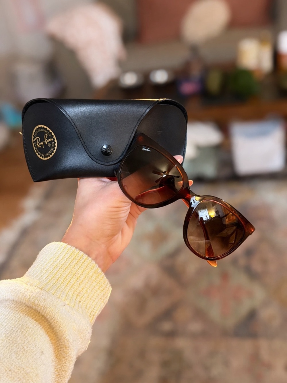 Ray-Ban Women's Tortoiseshell Cat-Eye Sunglasses - Brown Gradient